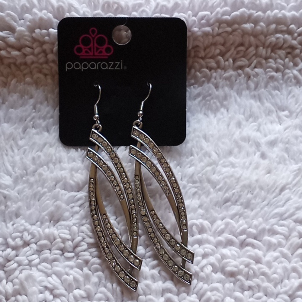 Twinkle for Two White Earrings